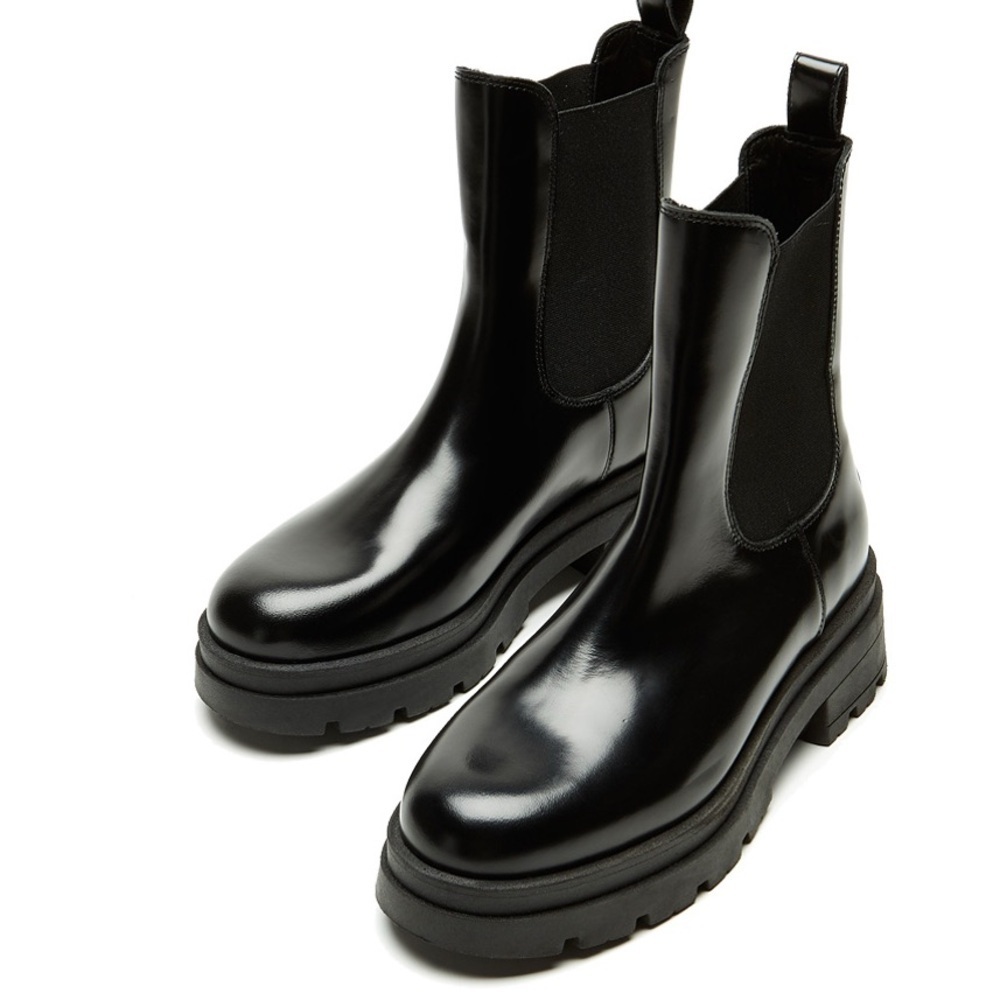 Sister X Soeur Gemma Black Chelsea’s Patent Boot
